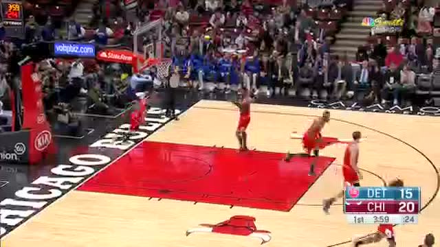 今日最感動一幕 羅斯突破打三分公牛球迷高呼MVP