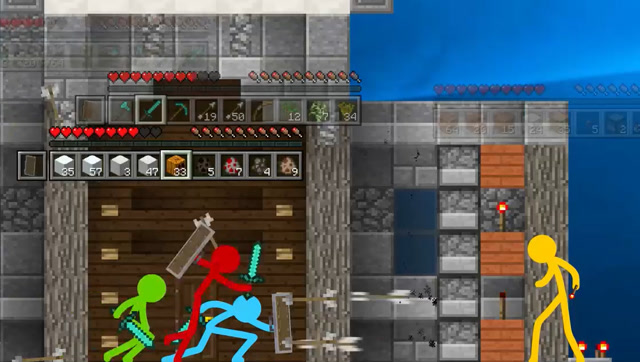 我的世界：什么？火柴人在系统桌面上玩起了PVP模式？免费观看