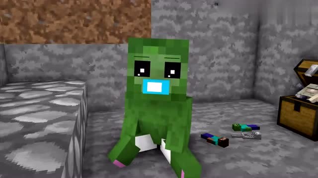 我的世界：小僵宝宝的日常生活！精彩短片免费观看