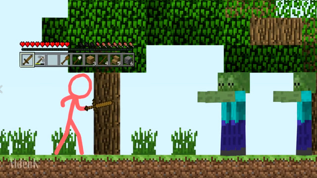 我的世界：火柴人大战僵尸群，少侠真的好武功！免费观看