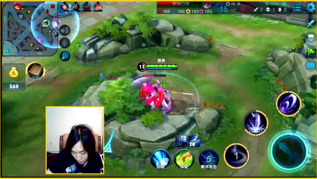 王者荣耀：张大仙露娜借助宝宝狼位移，月下无限连飘两个残血免费观看