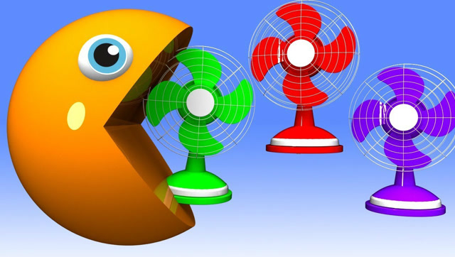 吃豆大作战：吃豆人VS彩色风扇 学习颜色篇免费观看