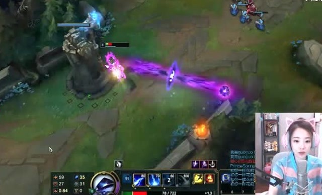 LOL：冯提莫偶遇几何学大神，一手大眼怪玩得出神入化，直呼：怎么躲免费观看