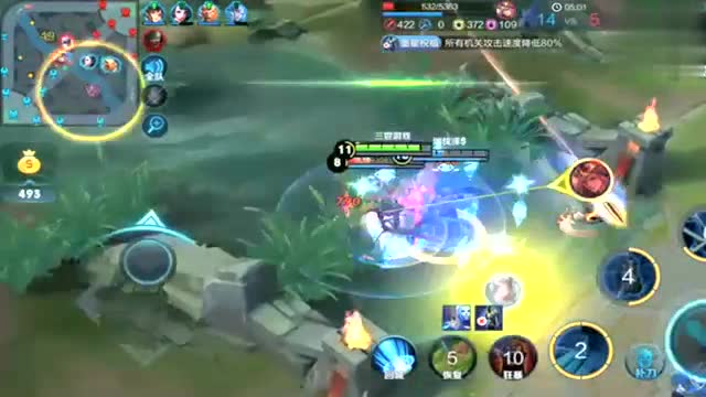 王者荣耀百里守约发现不对，定睛一看，宫本四把无尽！免费观看