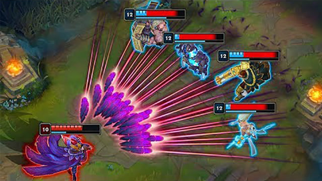 LOL：隔着屏幕都感觉到十几根羽毛的锋利！刺刺如剑！免费观看