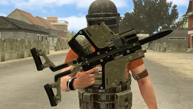 吃鸡动画：维克托和大砍刀组成的新武器，一开枪就觉得不简单免费观看