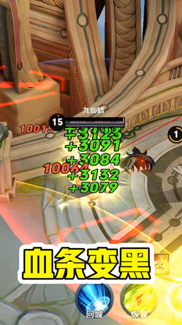 王者荣耀 血条变黑了？这个盾该有多厚啊免费观看