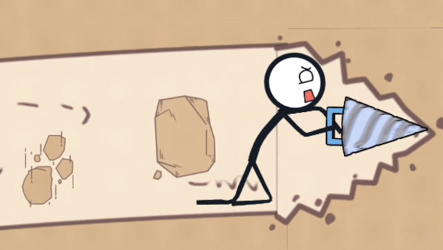 火柴人越狱新版本 钻洞逃生遇见意外 难道没有退路了吗免费观看