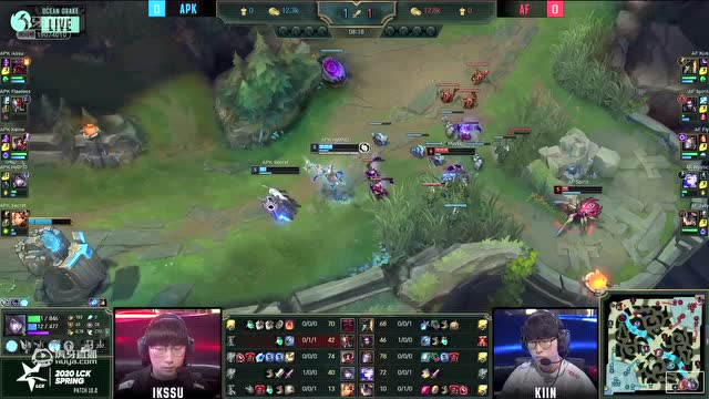 APK vs AFs第一局-LCK第二周Day1 官总柯基解说免费观看