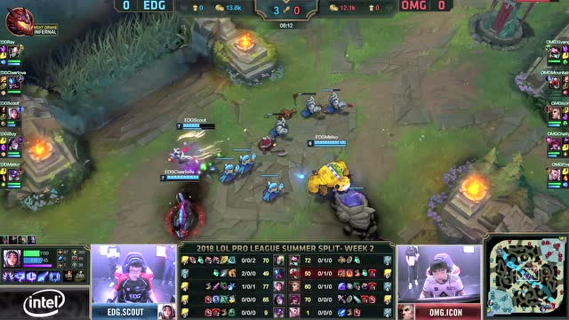 LPL夏季赛比赛视频W2D2 OMG vs EDG 第1场免费观看