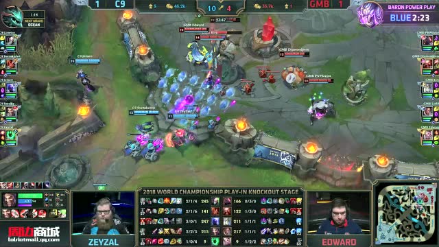 S8入围赛淘汰赛比赛视频 C9 vs GMB 第3场免费观看