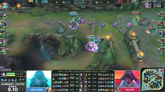 LPL夏季赛比赛视频W1D4 LNG vs JDG 第1场免费观看