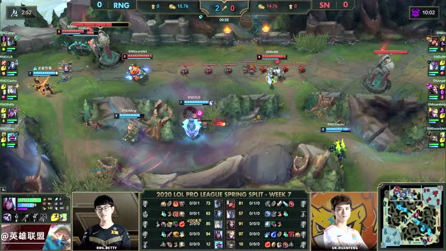2020LPL春季赛W7D6 SN vs RNG 第1场免费观看