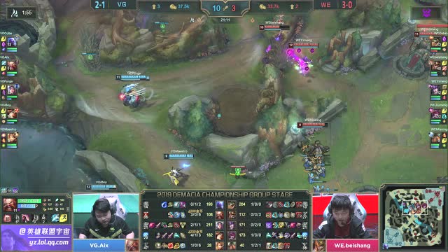 2019德玛西亚杯小组赛VG vs WE免费观看