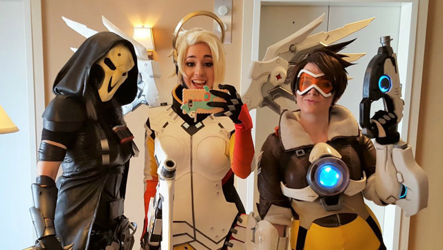 还有这种操作？守望先锋啦啦队 法国Japan Expo免费观看