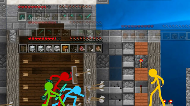 《火柴人动画》各种炫酷道具轮番上阵，一场争夺地盘引发的对决免费观看