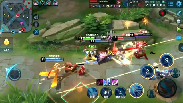 王者荣耀：秒换5装的韩信，让我按到金身你们就输了免费观看