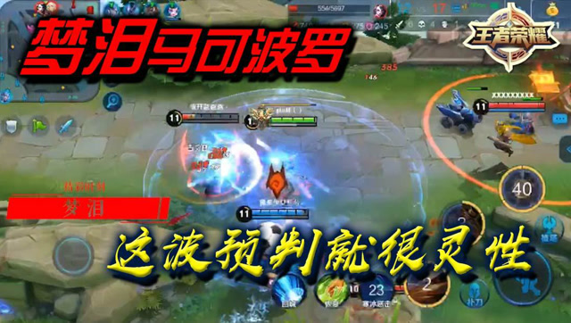 王者荣耀梦泪：马可探草探出隐身阿轲？这波就很有灵性！免费观看