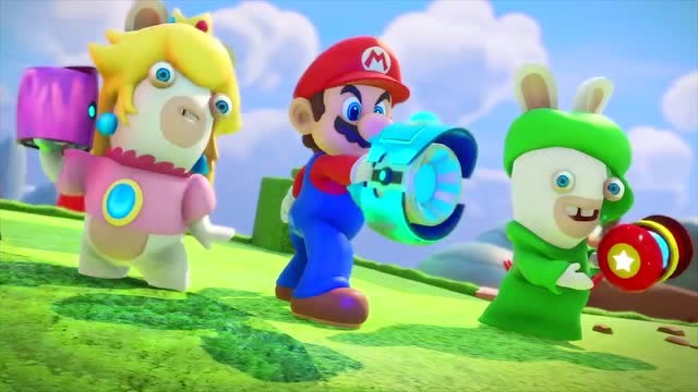 马里奥+疯狂的兔子的拉比王国战斗，任天堂小游戏免费观看