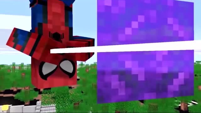 我的世界怪物学院：僵尸变身蜘蛛侠营救him, 可还没到阵地, 就挂了免费观看