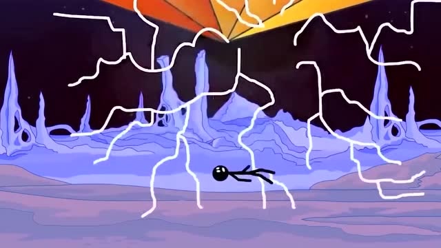 火柴人趣味游戏：狼人被外星人抓走，与其他星球怪物战斗！游戏动漫免费观看