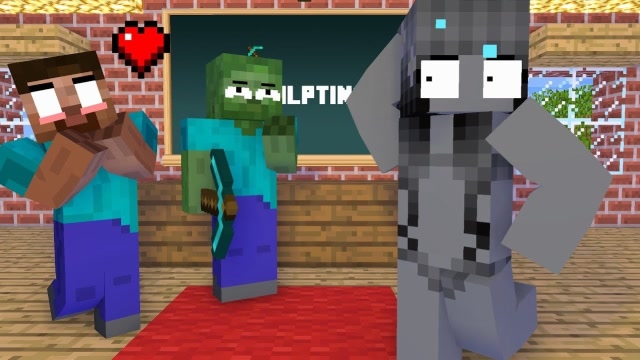 MC动画怪物学院《雕塑课》，“挂王”凋零骷髅果然名不虚传！免费观看