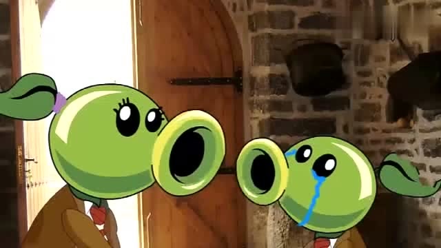 植物大战僵尸：豌豆变成了僵尸，俩人互相拥抱，泪流满面！免费观看