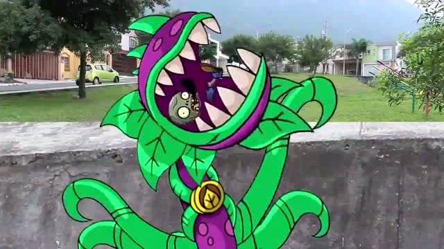 植物大战僵尸：食人花吃僵尸太恐怖了免费观看