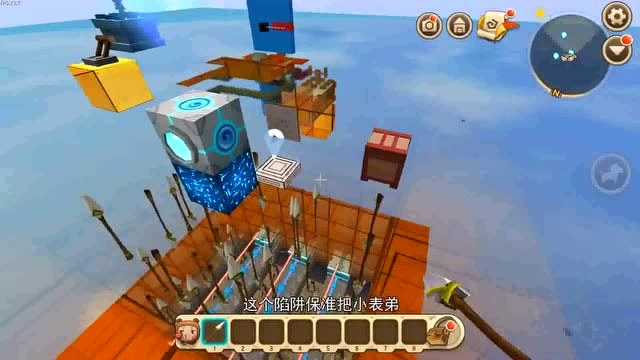 迷你世界：小乾改造陷阱小表弟没地方躲免费观看