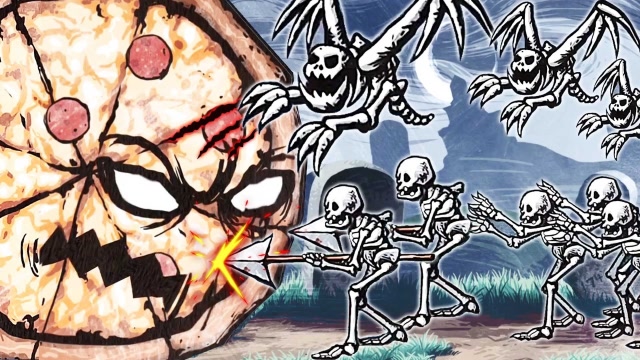 披萨大战骷髅:拯救世界的重任，竟然落到一个披萨肩上！小熙解说免费观看