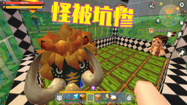 迷你世界355：我和怪物发生矛盾，怪来兄弟家揍我，结果怎样？免费观看