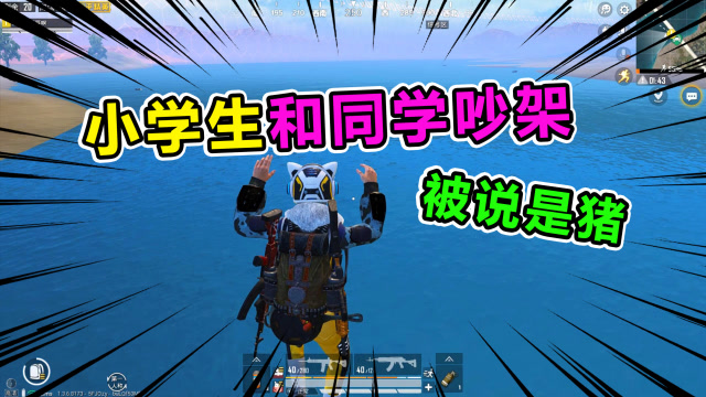 爆笑吃鸡123：你小时候和同学吵过架吗？还被骂是猪，满满心酸免费观看