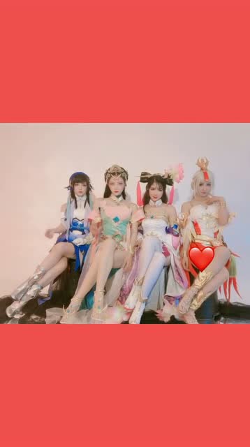 王者荣耀：Cosplay肉装四大美人，西施最突出免费观看