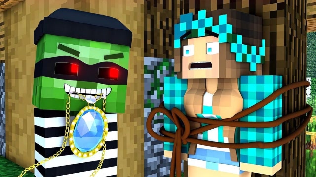 MC动画：史蒂夫的女朋友被抓，史蒂夫却跑了！免费观看