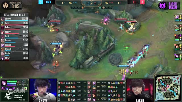 DRX vs T1第二局-LCK第三周Day1 记得957解说免费观看