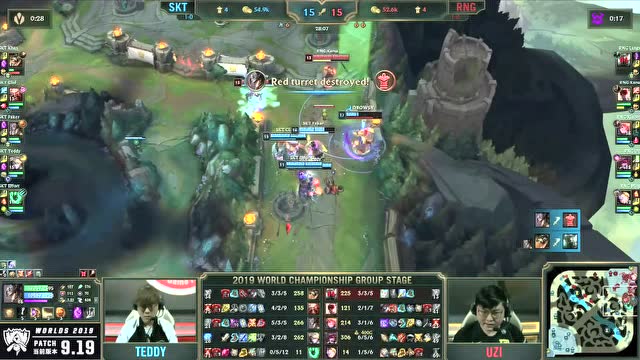 英雄联盟S9小组赛第2日 SKT vs RNG免费观看