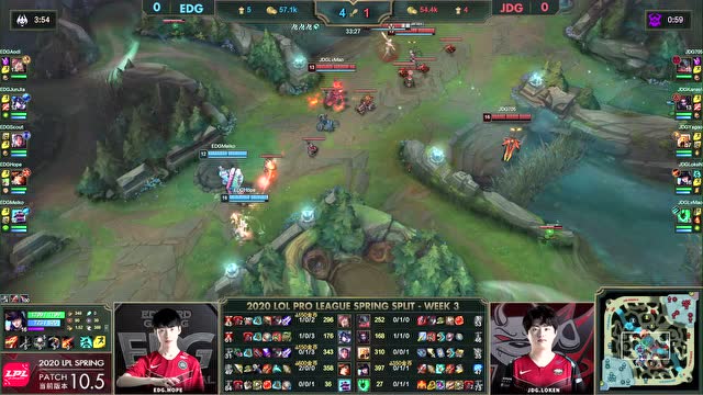 2020LPL春季赛第3周第5日 EDG vs JDG 第1场免费观看
