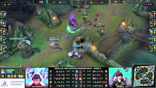 LPL夏季赛W4D7 LNG vs VG 第1场免费观看