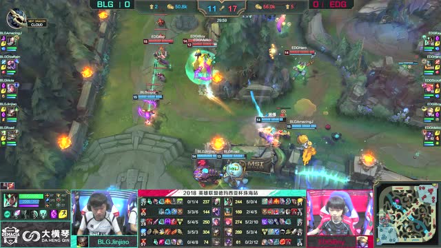 德杯珠海站 败者组第三轮 BLG vs EDG_1免费观看