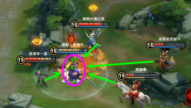 王者荣耀：李白同时被四人集火，名刀立功反手大招取五杀免费观看