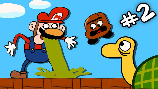 超级玛丽：小丑版马里奥 搞笑动画短片免费观看