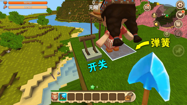 迷你世界：妮妮的心真大，她昨天打了我，还以为我真会请她吃蛋糕免费观看