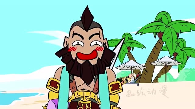 王者荣耀：程咬金的沙滩诱惑，李白吓得瑟瑟发抖，太逗了免费观看