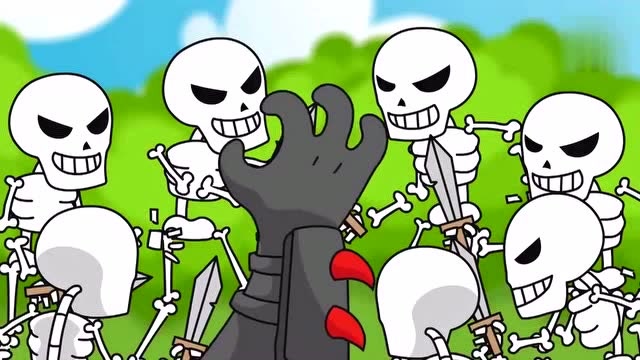 皇室战争：之野蛮人滚桶来袭 搞笑动画免费观看