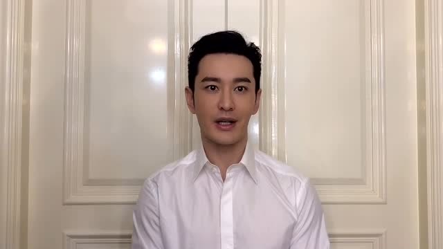 黃曉明致敬一線醫護工作人員,親自示範如何正確戴口罩
