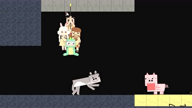 迷你世界动画第124集：前有狼追后有猪，迷斯拉被咬心里苦免费观看