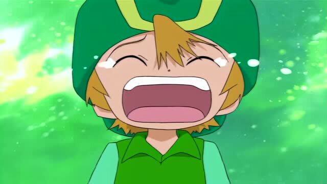 数码宝贝:阿武是爱哭鬼!巴达兽随主人!