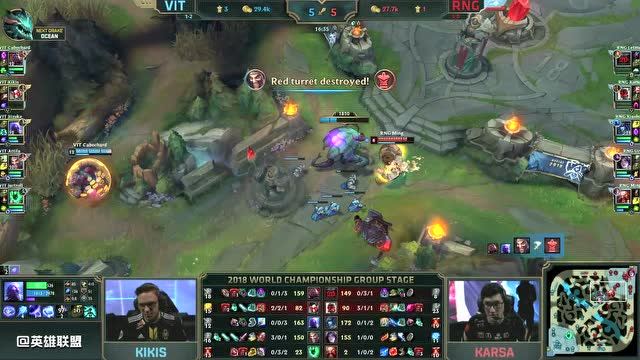 S8小组赛比赛视频Day5 VIT vs RNG免费观看