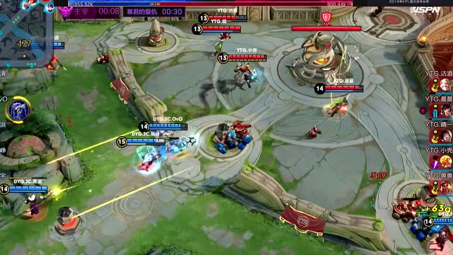 KPL2019秋季赛W2D4 YTG vs DYG.JC 第1场免费观看
