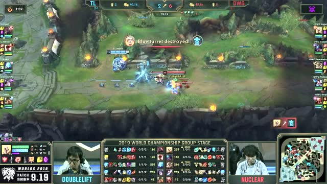 英雄联盟S9小组赛第8日 TL vs DWG免费观看